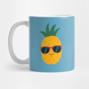 Funny Tropical Pineapple Summer T-Shirt Mug